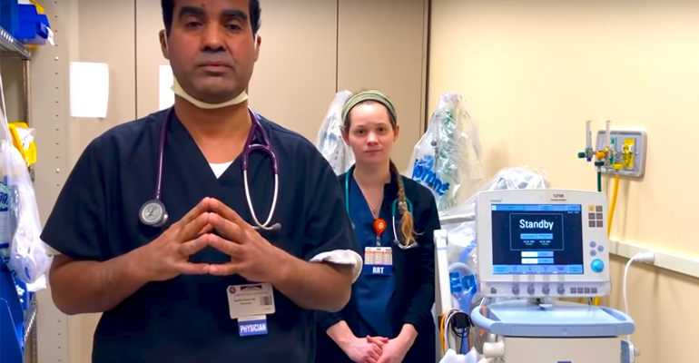طبيب جزائري في نيويورك يشرح كيف يمكن استخدام جهاز تنفس واحد على أكثر من مريض